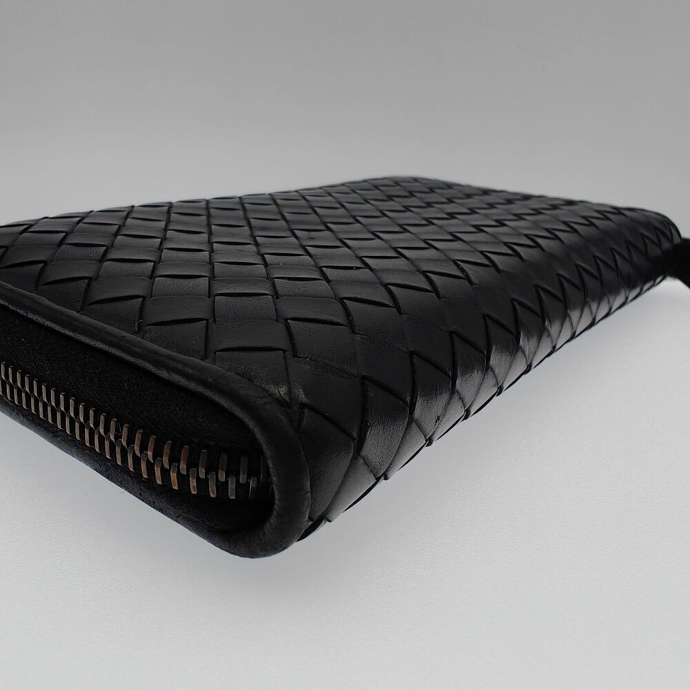 Bottega Veneta Intrecciato Leather Zip Long Wallet - Picture 6 of 11